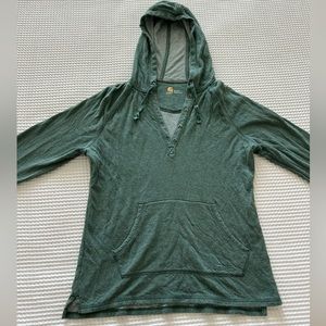 Women's Green Carhartt Pull Over Hoodie